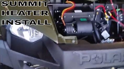 Convenient dash-mounted knobs with 3 speed fan control. . Polaris ranger heater fan not working